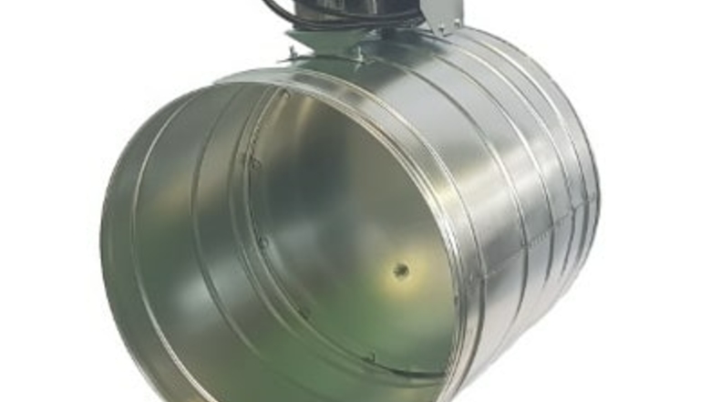 Клапан противопожарный КОД-1М(60)-НО ф100 мм круглый с электроприводом